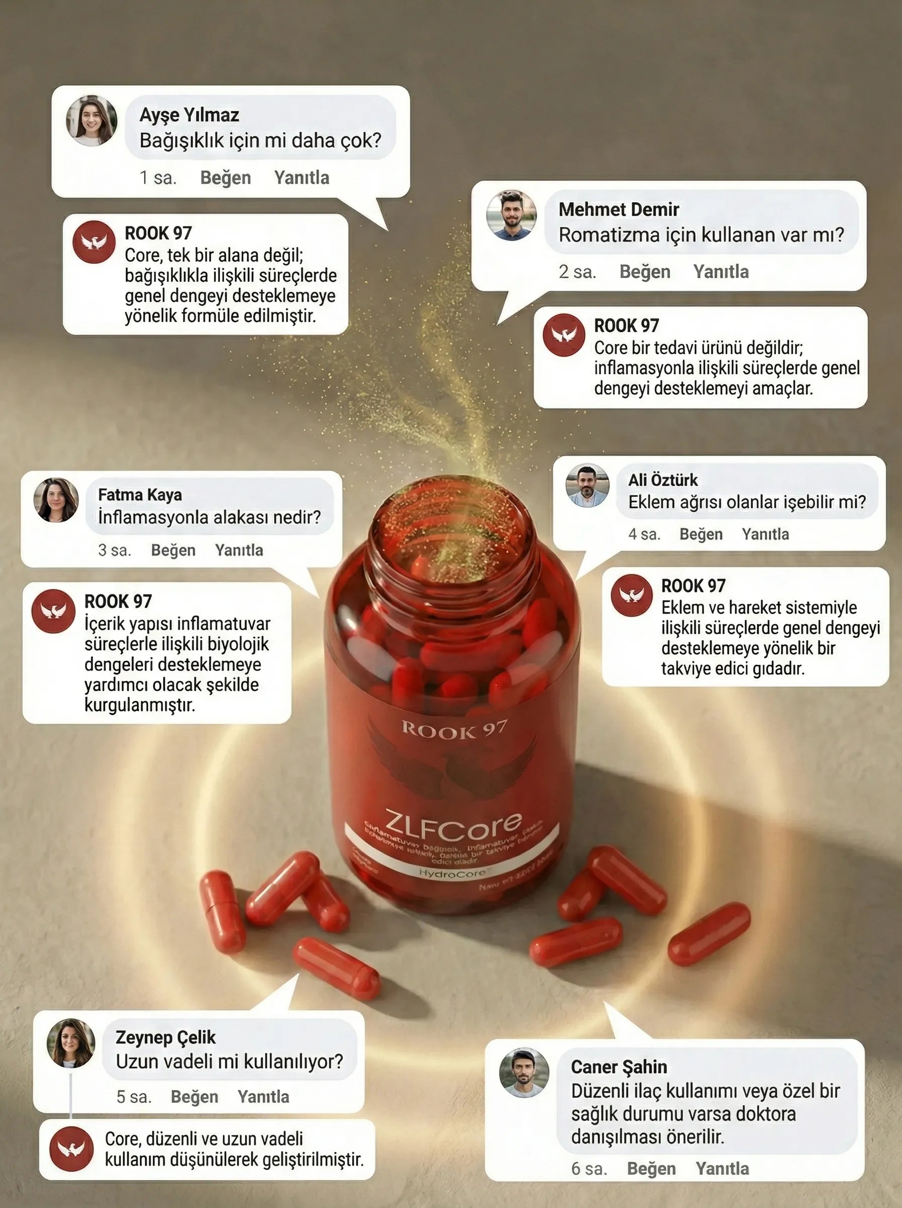 ZLF Core Anti-İnflamasyon & Antioksidan